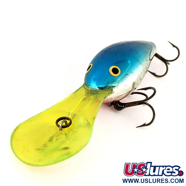 Rapala Down Deep Rattlin Fat Rap, Cromo Blu, 17g, 8.5m, #11274