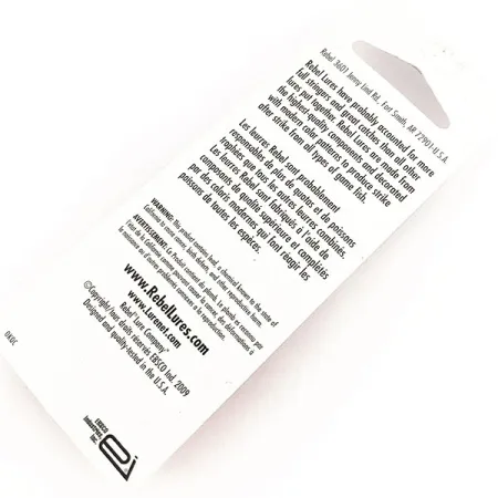 Rebel Minnow Floater F4 Minnow, Blu Argento, 2g, galleggiante, #11288