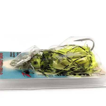 Z-man Chatter Frog Chatterbait, Frog Chartreuse, 4g, ChatterBlade, #11406