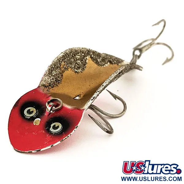 Buck Perry Spoonplug Cucchiaino, Rosso/Bianco/Oro, 10g, #11300