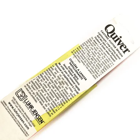 Luhr Jensen Quiver Ondulante, Silver / Orange Stripe, 39g, #11306