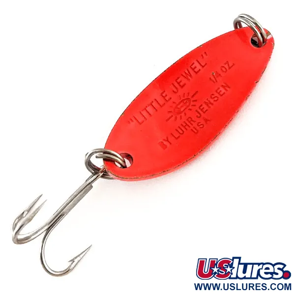 Luhr Jensen Little Jewel UV Ondulante, Rosso / Olografico, 9g, #11316