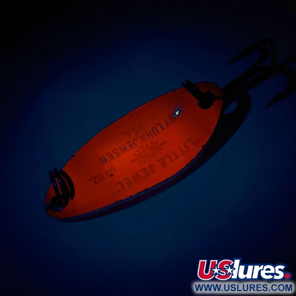 Luhr Jensen Little Jewel UV Ondulante, Rosso / Olografico, 9g, #11316