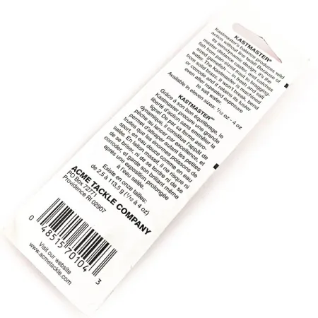 Acme Kastmaster Kit 7g Ondulante, Oro/Nickel/Blu, Ottone, #11327