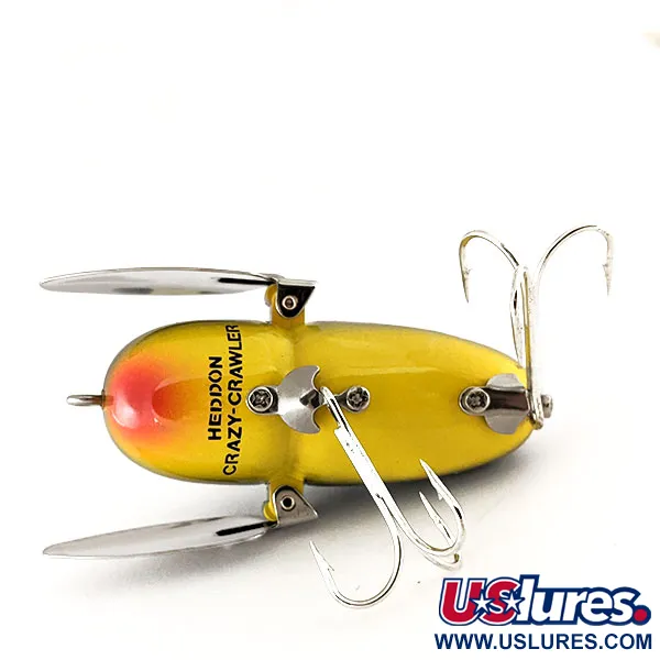 Heddon Crazy Crawler Esca Surface, Frog, 14g, Ali Metallo, #11334