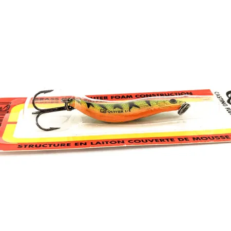 Luhr Jensen Quiver Ondulante, Fire Tiger, 7g, Ottone/Schiuma, #12036