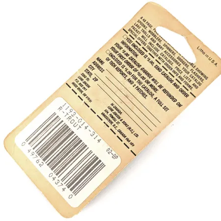 Luhr Jensen Hus-lure Ondulante, Trota iridea, 7g, Vintage, #11344