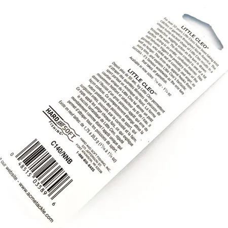 Acme Little Cleo Ondulante, Nichel / Blu, 7g, Vintage, #11346