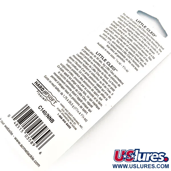 Acme Little Cleo Ondulante, Nichel / Blu, 7g, Vintage, #11346