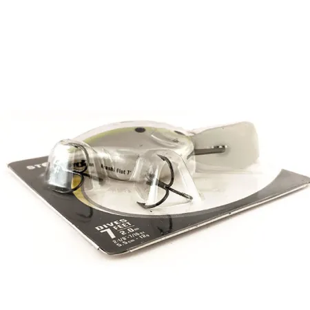 Storm Arashi Rattling Flat 7 Crankbait, Blu/Argento, 12g, #11347