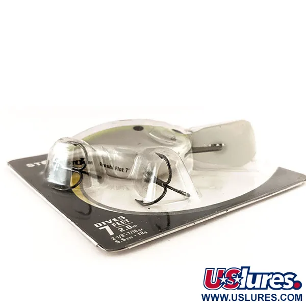 Storm Arashi Rattling Flat 7 Crankbait, Blu/Argento, 12g, #11347