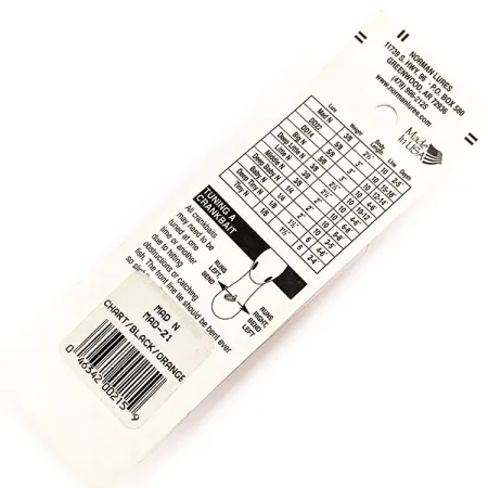 Norman Mad N Crankbait, Chartreuse/Nero/Arancio, 11g, Vintage, #11352