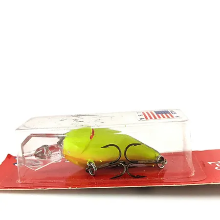 Norman Mad N Crankbait, Chartreuse/Nero/Arancio, 11g, Vintage, #11352