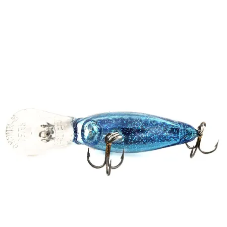 Rebel Deep Crank R Crankbait, Blu, 10,5g, Finitura Glitter, #11358