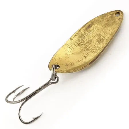 Luhr Jensen Little Jewel Ondulante, Ottone / Giallo, 14g, Vintage, #11366