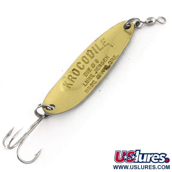 Luhr Jensen Krocodile Die #3 Cucchiaino, Fire Tiger, 10g, #11367