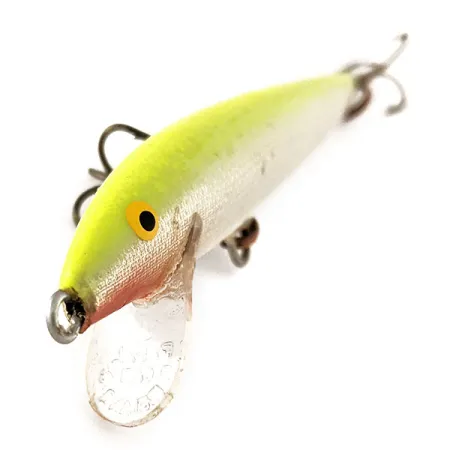 Rapala Original Floater F9 Minnow, Chartreuse, 4g, Balsa, #11383