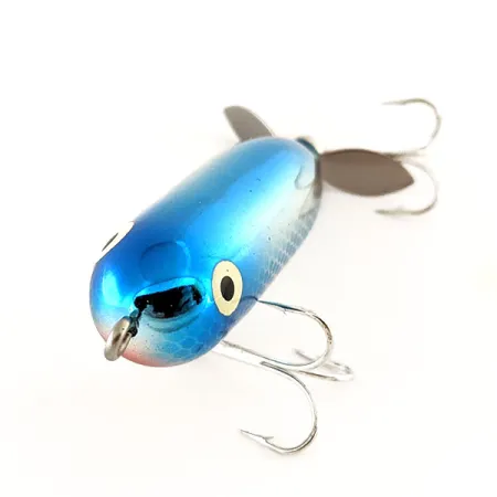 Heddon Baby Torpedo Topwater, Argento / Blu, 7g, Elica, #11402