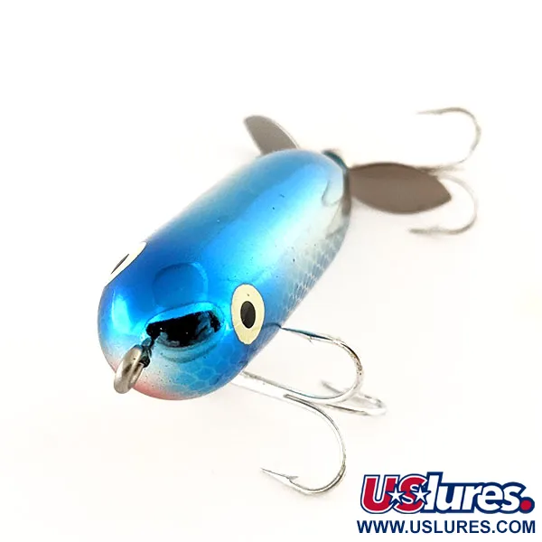 Heddon Baby Torpedo Topwater, Argento / Blu, 7g, Elica, #11402