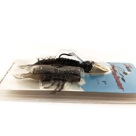 Z-Man Chatter Shrimp Chatterbait, Nero / Glitter, 14g, Anti-alga, #11403