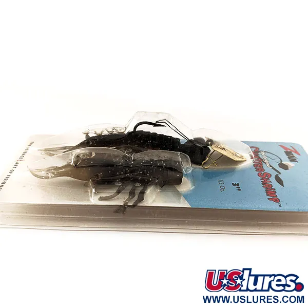 Z-Man Chatter Shrimp Chatterbait, Nero / Glitter, 14g, Anti-alga, #11403