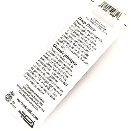 Cotton Cordell Wally Diver Minnow Profondità, Tiger, 7g, #11418