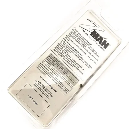 Z-Man Chatter Shrimp Chatterbait, Nero / Glitter, 14g, Antialga, #11419