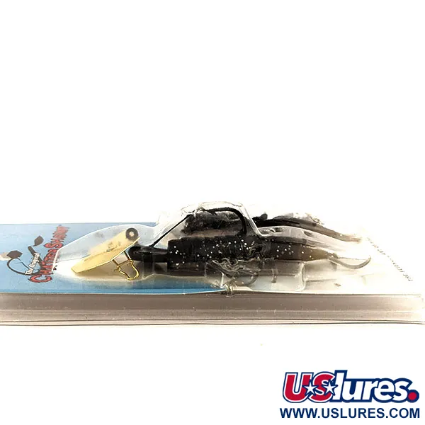 Z-Man Chatter Shrimp Chatterbait, Nero / Glitter, 14g, Antialga, #11419