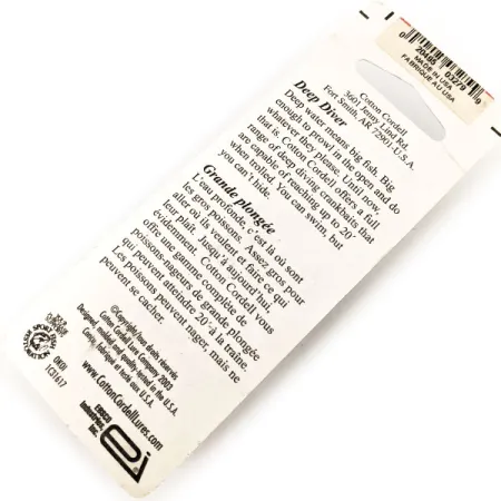 Cotton Cordell Grappler Jr Deep Diver Crankbait, Persico, 7g, #11425