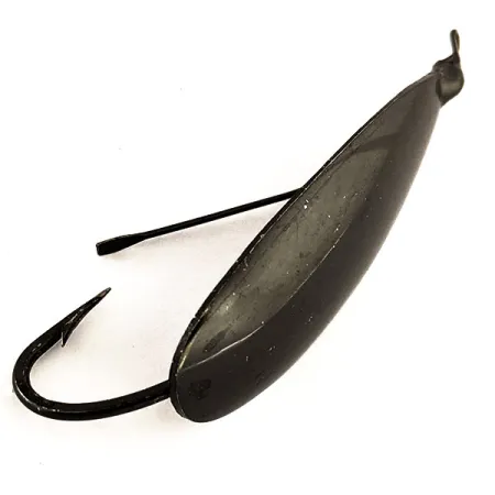 Johnson Silver Minnow Weedless, Nero, 21g, Ondulante, #11431