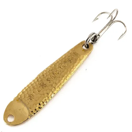 Hopkins s1 Jig Lure Spoon, Oro martellato, 9g, Acciaio inox, #11442