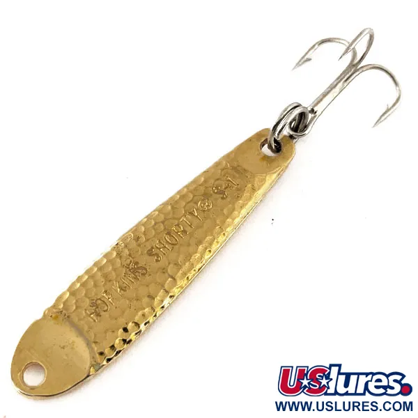 Hopkins s1 Jig Lure Spoon, Oro martellato, 9g, Acciaio inox, #11442