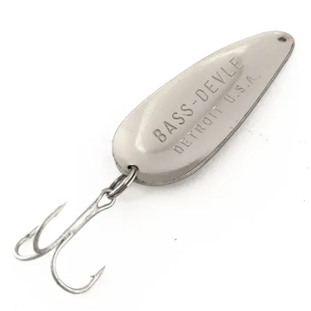 Dardevle Bass-Devle Ondulante, Nichel, 12g, Azione oscillante, #11446