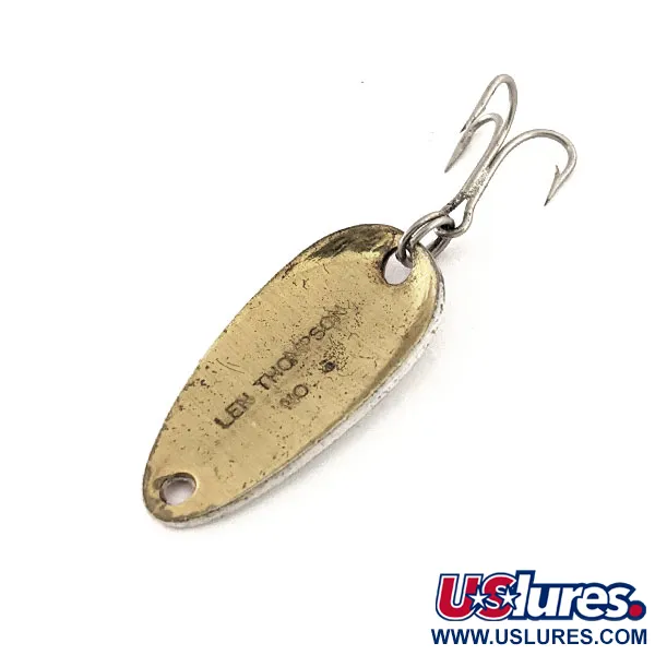 Len Thompson #6 Ondulante, Rosso/Bianco/Ottone, 3,5g, Vintage, #11497