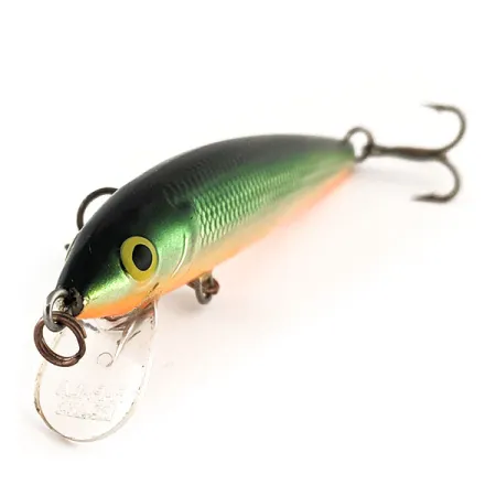 Rapala Husky Jerk 10 Artificiale, Oro/Verde, 10g, Suspending, #11517
