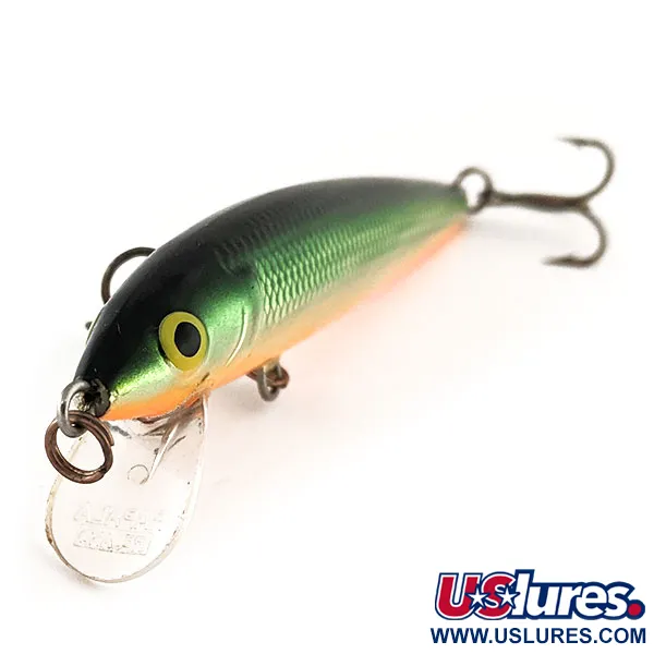 Rapala Husky Jerk 10 Artificiale, Oro/Verde, 10g, Suspending, #11517