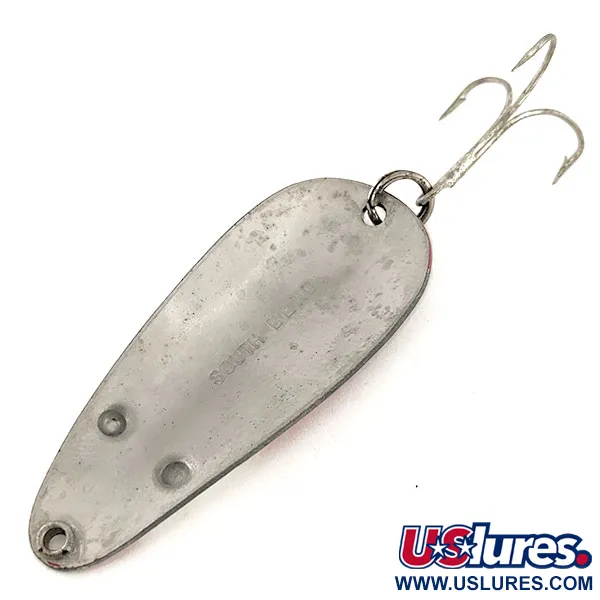 South Bend Mouse Ondulante, Rosso / Bianco / Nichel, 16g, Vintage, #11540