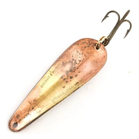 Wright & McGill Streamliner Ondulante, Bronzo, 7g, Vintage, #11544