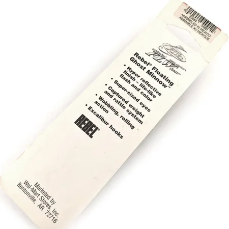 Rebel Excalibur Ghost Minnow Minnow, Trota Iridea, 7g, Rattling, #11549