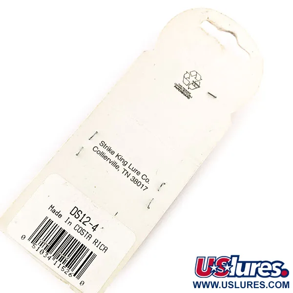 Strike King Diamond Shad UV Lipless, Chartreuse, 14g, Finitura UV, #11551