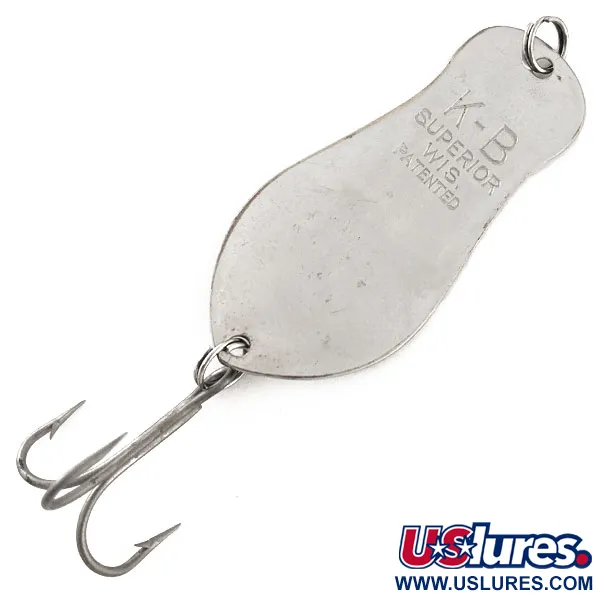 K-B Bait K-B Spoon 2 Superior Ondulante, Nichel, 14g, Vintage, #11564