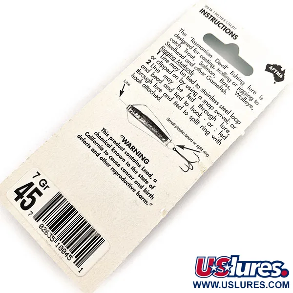 Wigston's Lures Little Tasmanian Devil Ondulante, Rainbow Trout, 7g, #11568