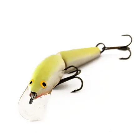 Rapala Jointed J9 Esca Snodata, Chartreuse, 7g, Balsa, #11572