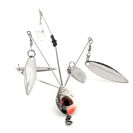 Booyah Boo Rig Alpine Rig Multi-braccio, Nickel, 14g, Willow, #11625