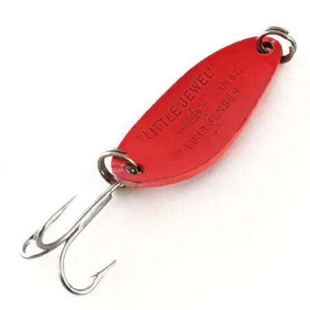 Luhr Jensen Little Jewel UV Ondulante, Rosso, 7g, Reattivo UV, #11626