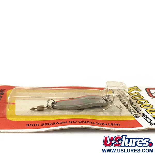 Luhr Jensen Krocodile Ondulante, Nichel/Rosso, 4,7g, Fire Stripe, #1003