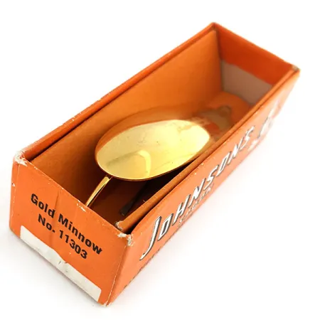 Weedless Johnson Silver Minnow Ondulante, Oro, 21g, placcato, #11648