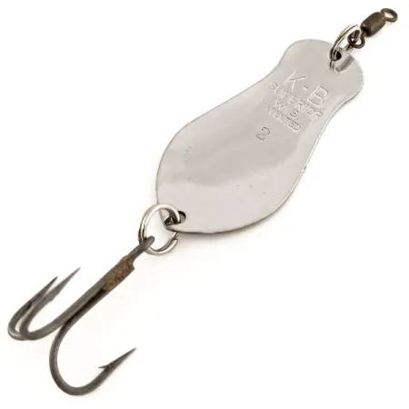 K-B Bait K-B Spoon 2 Ondulante, Nickel, 14g, Vintage, #11654