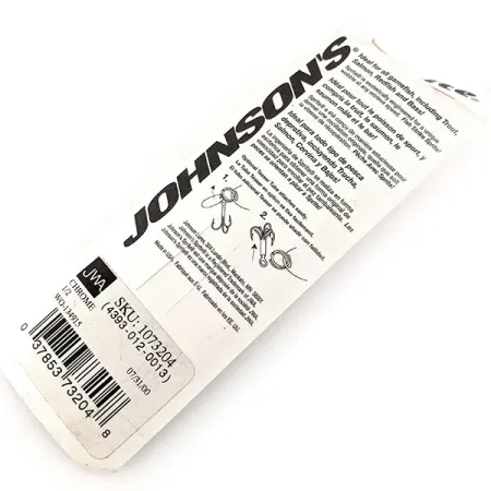 Johnson Sprite Ondulante, Nickel, 14,2g, Pinna rossa, #11673