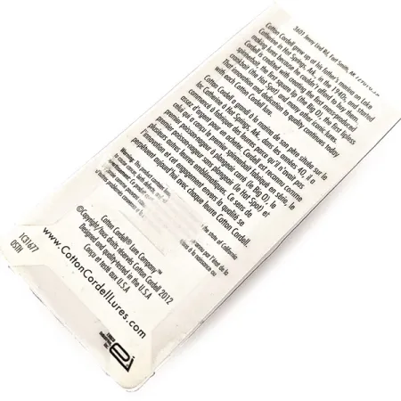 Cotton Cordell TH Spot Lipless, Red Crawdad, 14g, Rattling, #11697